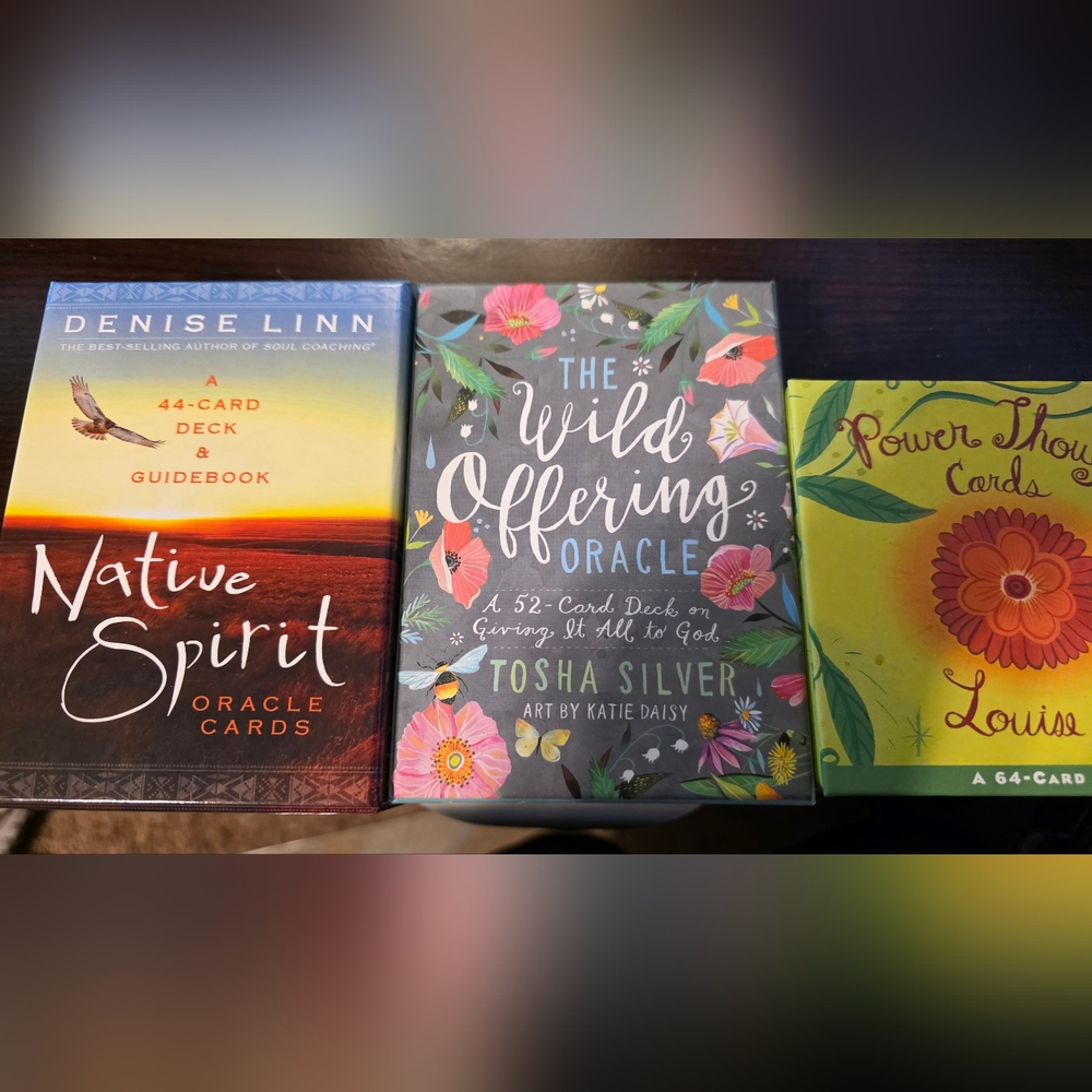 Set of 3 Beautiful Oracle Card Decks – Complete – Excellent Condition ✨